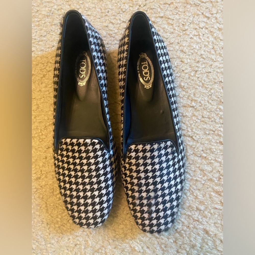 Authentic Tod’s ponyhair loafers